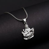 Divine Saraswati Sterling Silver Pendant