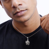 Divine Saraswati Sterling Silver Pendant