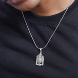 Tirupati Balaji Iconic Silver Pendant