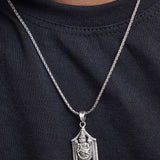 Tirupati Balaji Iconic Silver Pendant