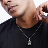 Goddess of Fortune Silver Pendant