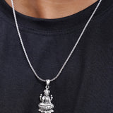 Goddess of Fortune Silver Pendant