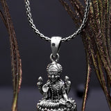 Goddess of Fortune Silver Pendant