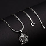 Bal Ganesh Deific Silver Pendant