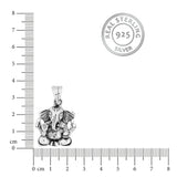Bal Ganesh Deific Silver Pendant