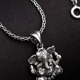 Bal Ganesh Deific Silver Pendant