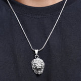 Roaring Lion Men's Silver Pendant