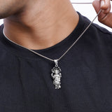 Lord Vishnu - The Preserver Silver Pendant