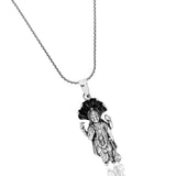 Lord Vishnu - The Preserver Silver Pendant