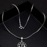 Divine Om Silver Pendant