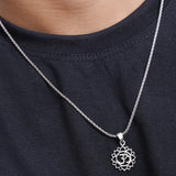 Divine Om Silver Pendant