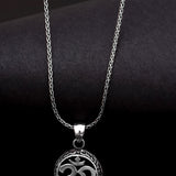 Circle of Life OM Silver Pendant