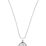 Circle of Life OM Silver Pendant