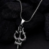 Trishul of Protection Silver Pendant