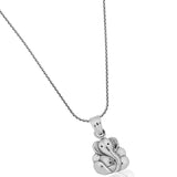 Shree Ganesha Gracious Silver Pendant