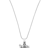 Maa Durga Divine Warrior Silver Pendant