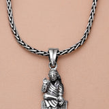 Sai Baba - The Divine Savior Silver Pendant