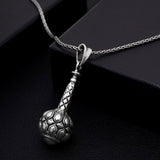 Bajrang Bali Silver Gada Pendant