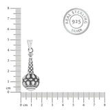 Bajrang Bali Silver Gada Pendant