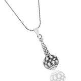 Bajrang Bali Silver Gada Pendant