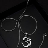 The Aum Amulet Silver Pendant