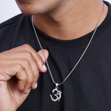 The Aum Amulet Silver Pendant