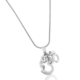 Om Ganapati Synergy Silver Pendant