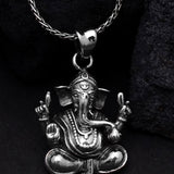 The Ganesha Vighnaharta Silver Pendant