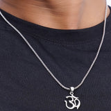 Shivay Om Sterling Silver Pendant