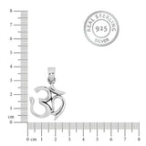 Shivay Om Sterling Silver Pendant