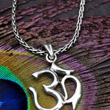 Shivay Om Sterling Silver Pendant