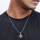 Om - The Circle of Life Silver Pendant