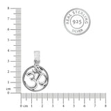 Om - The Circle of Life Silver Pendant