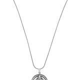 Lord Hanuman - The Destroyer of Evil Silver Pendant