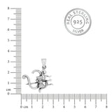 Om Namah Nirbhaya Silver Pendant
