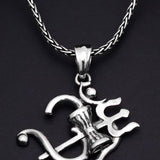 Om Namah Nirbhaya Silver Pendant