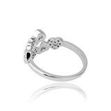 Belleza Hearts Silver Toe Rings