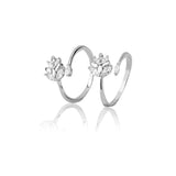 Ivy Sylvana Silver Toe Rings