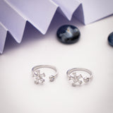 Tales of the Stars Silver Toe Rings