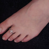 Tales of the Stars Silver Toe Rings