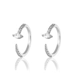 Arc of Zest Silver Toe Rings