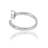 Arc of Zest Silver Toe Rings