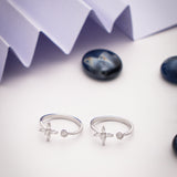 Star of Dreamscapes Silver Toe Rings