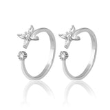 Star of Dreamscapes Silver Toe Rings