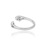 Ayla Duo Paisley Silver Toe Rings