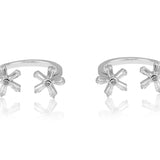 Vivienne's Vivid Duo Stars Silver Toe Rings