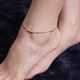 Briony Bead Bliss Silver Anklet