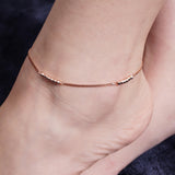 Briony Bead Bliss Silver Anklet