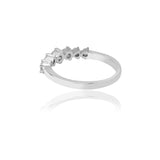 Soraya Heart Trail Silver Ring