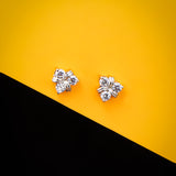 The Mirella Glint Trinity Silver Earrings